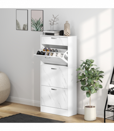 Three drawer shoe cabinet