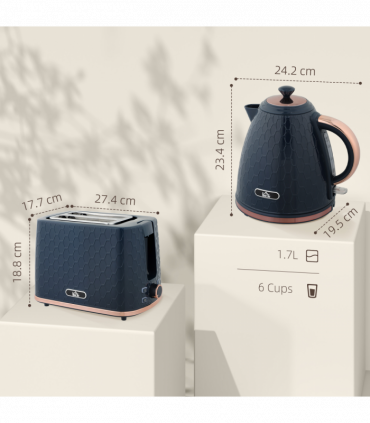 Kettle and Toaster Set