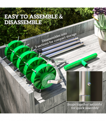 Rolling Lawn Aerator