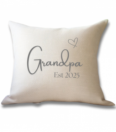 Grandpa Est. 2025 Cushion | Gift for Grandad