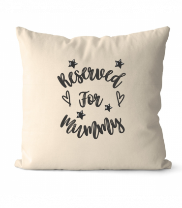 Personalised Reserved for Mummy Cushion | Gift for Mummy | Birthday Mother's Day Present