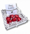 Happy Birthday Mini Gift Hamper with Silver Heart Bracelet