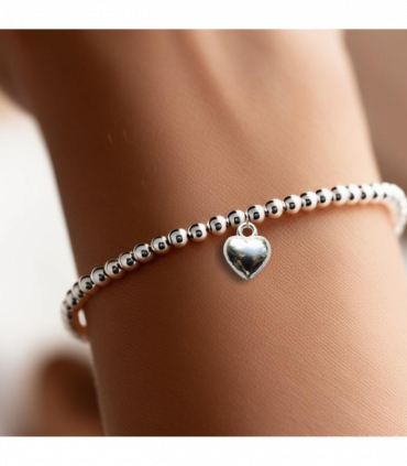 Happy Birthday Mini Gift Hamper with Silver Heart Bracelet
