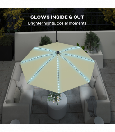 Half Umbrella Outdoor Patio