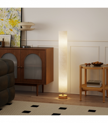 HOMCOM LED Floor Lamp with 3000K/4500K/6500K Colour Temperatures, Grey