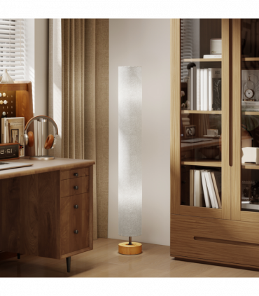 HOMCOM LED Floor Lamp with 3000K/4500K/6500K Colour Temperatures, Grey