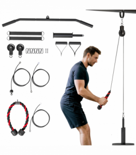Weight Cable Pulley System for Home Gym with Universal Loading Pin