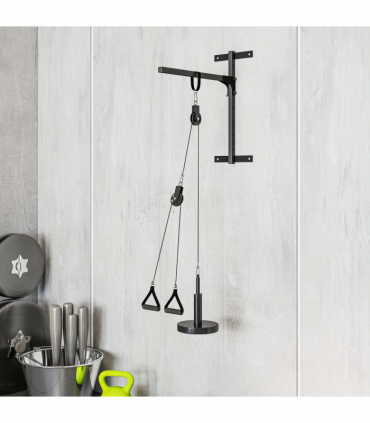 Weight Cable Pulley System for Home Gym with Universal Loading Pin