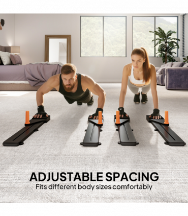 SPORTNOW Push Up Board Set of 2, Portable Press Up Board for Home Gym