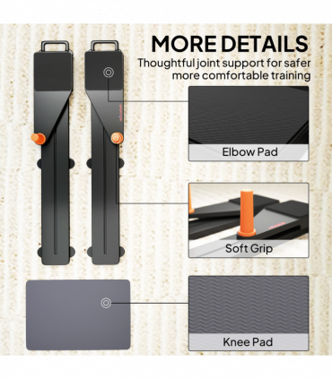 SPORTNOW Push Up Board Set of 2, Portable Press Up Board for Home Gym