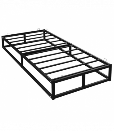 Single Metal Bed Frame Square Tube - Improved