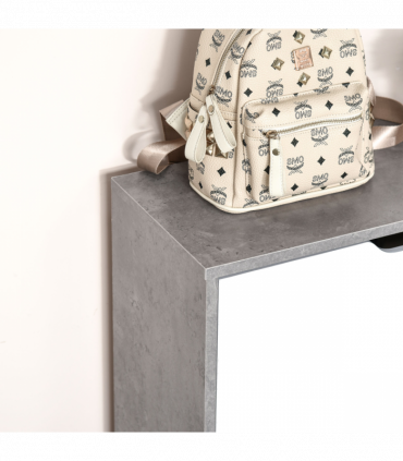 Two Drawer Shoe Cabinet Home Storage Organiser  Groove Handles Hallway HOMCOM