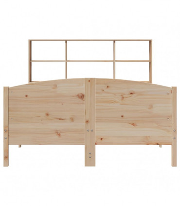 vidaXL Bookcase Bed without Mattress 160x200cm Solid Wood Pine