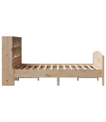 vidaXL Bookcase Bed without Mattress 160x200cm Solid Wood Pine
