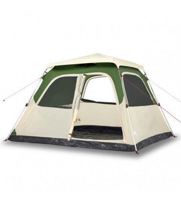 vidaXL Family Tent Dome 6-Person Green Quick Release