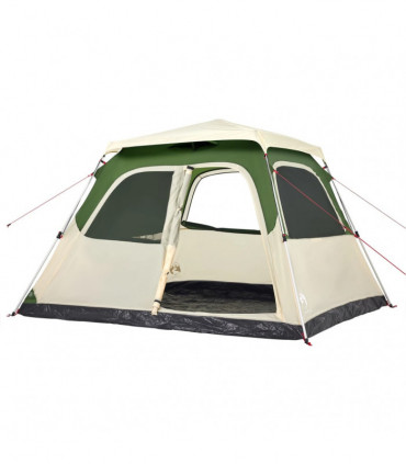 vidaXL Family Tent Dome 6-Person Green Quick Release