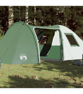 vidaXL Family Tent Dome 6-Person Green Waterproof