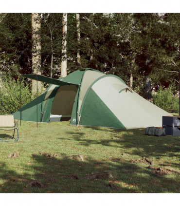 vidaXL Family Tent Dome 6-Person Green Waterproof