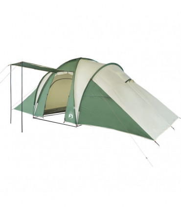 vidaXL Family Tent Dome 6-Person Green Waterproof