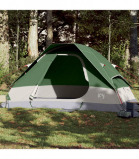 vidaXL Family Tent Dome 6-Person Green Waterproof