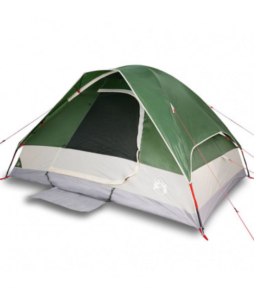 vidaXL Family Tent Dome 6-Person Green Waterproof