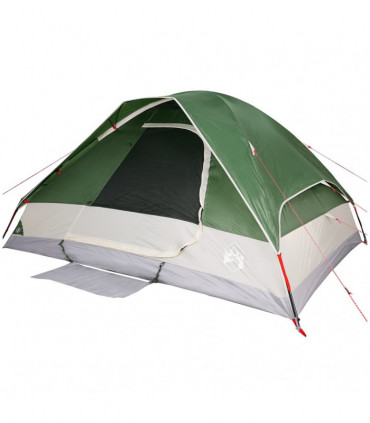vidaXL Family Tent Dome 6-Person Green Waterproof