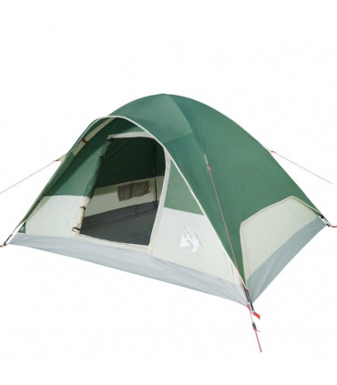vidaXL Family Tent Dome 6-Person Green Waterproof