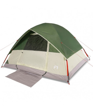 vidaXL Family Tent Dome 6-Person Green Waterproof