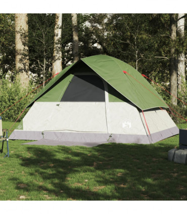 vidaXL Family Tent Dome 6-Person Green Waterproof