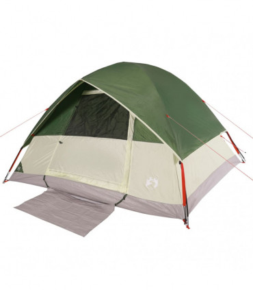 vidaXL Family Tent Dome 6-Person Green Waterproof