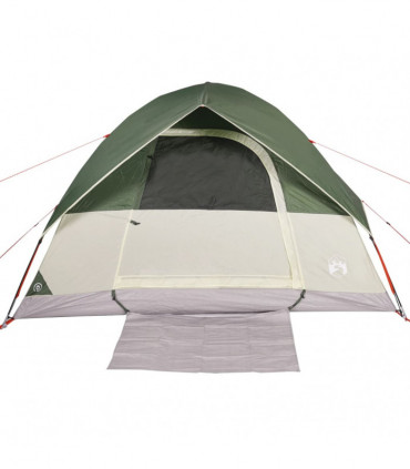 vidaXL Family Tent Dome 6-Person Green Waterproof