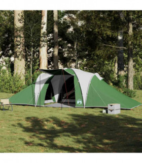 vidaXL Family Tent Dome 6-Person Green Waterproof