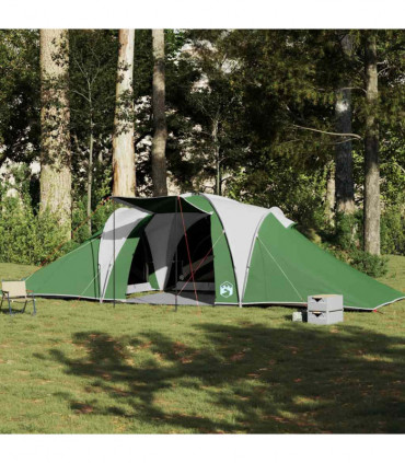 vidaXL Family Tent Dome 6-Person Green Waterproof