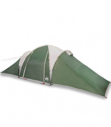 vidaXL Family Tent Dome 6-Person Green Waterproof