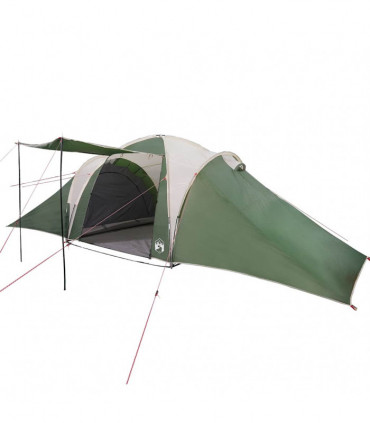 vidaXL Family Tent Dome 6-Person Green Waterproof