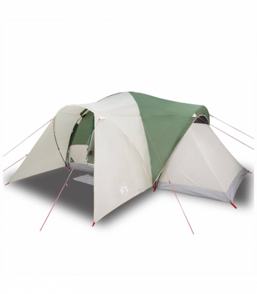 vidaXL Family Tent Dome 6-Person Green Waterproof