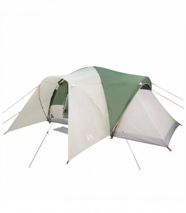 vidaXL Family Tent Dome 6-Person Green Waterproof