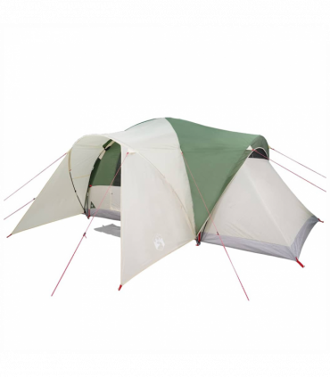 vidaXL Family Tent Dome 6-Person Green Waterproof