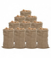 vidaXL Jute Sacks 10 pcs 65x135 cm 100% Jute 340 gsm