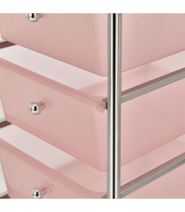 4-Drawer Mobile Storage Trolley