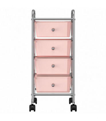 4-Drawer Mobile Storage Trolley