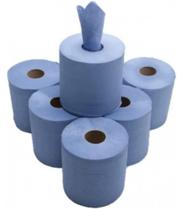 Centrefeed Blue Roll 6