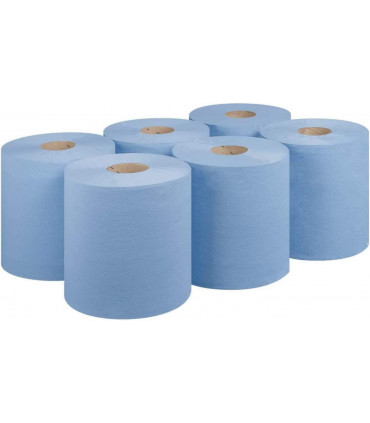 Centrefeed Blue Roll 6