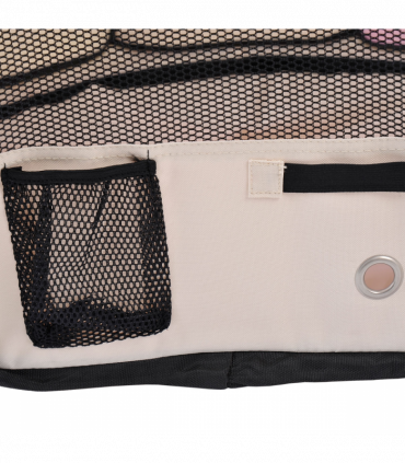 Fabric Pet Playpen Pink 90L x 90W x 41H cm Puppy Dog Cat Rabbit Pig Guinea S M L