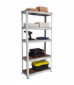 Heavy Duty Steel & MDF 5 Tier Galvanized Racking Shelf