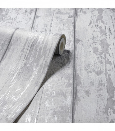 Metallic Washed Wood Grey/Silver sw12