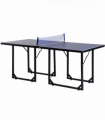 Tennis Table Ping Pong Foldable with Net Game Steel 183cm Indoor, Blue HOMCOM