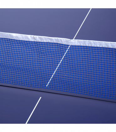 Tennis Table Ping Pong Foldable with Net Game Steel 183cm Indoor, Blue HOMCOM