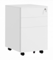 Vinsetto Steel File Cabinet with Lock Hanging Bar for Letter A4 Legal Size White
