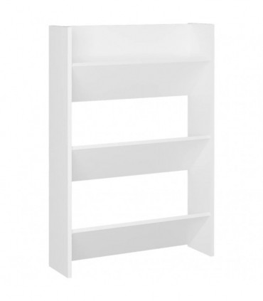 Wall Shoe Cabinet White 60x18x90 cm Engineered Wood